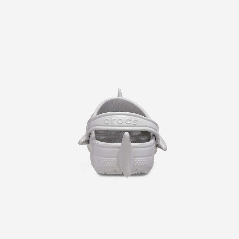 Giày Clog Trẻ Em Crocs Classic Iam Shark - Xám - Supersports Vietnam
