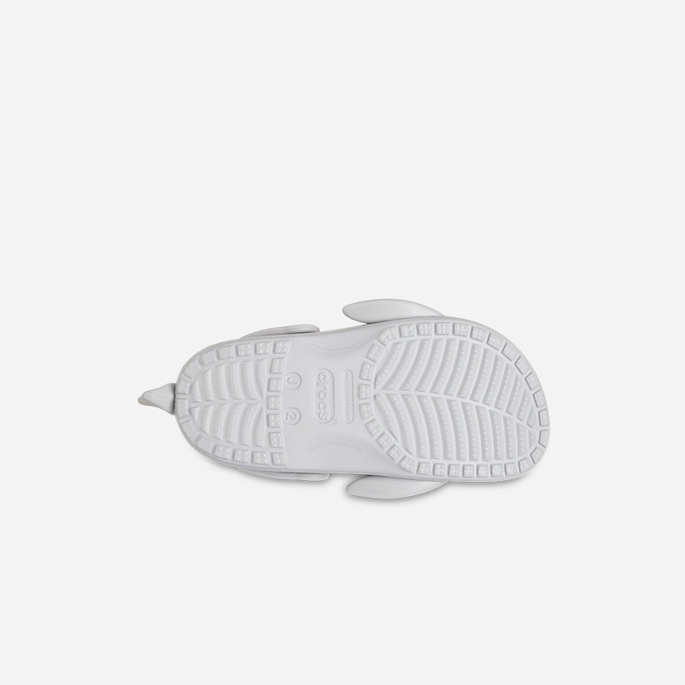 Giày Clog Trẻ Em Crocs Classic Iam Shark - Xám - Supersports Vietnam