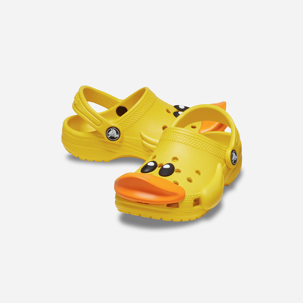 Giày Clog Trẻ Em Crocs Classic Toddler Iam Rubber Ducky - Vàng - Supersports Vietnam