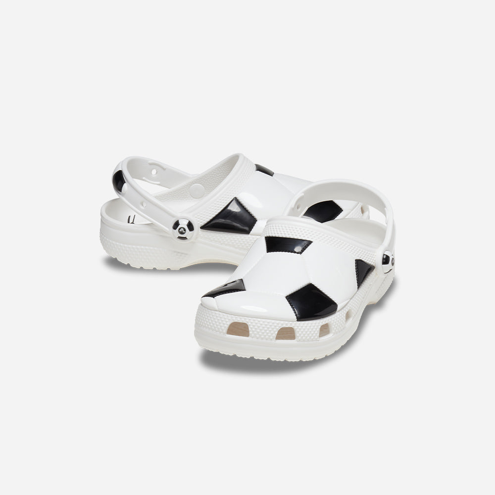 Giày Clog Trẻ Em Crocs Classic  Soccer Ball - Trắng - Supersports Vietnam