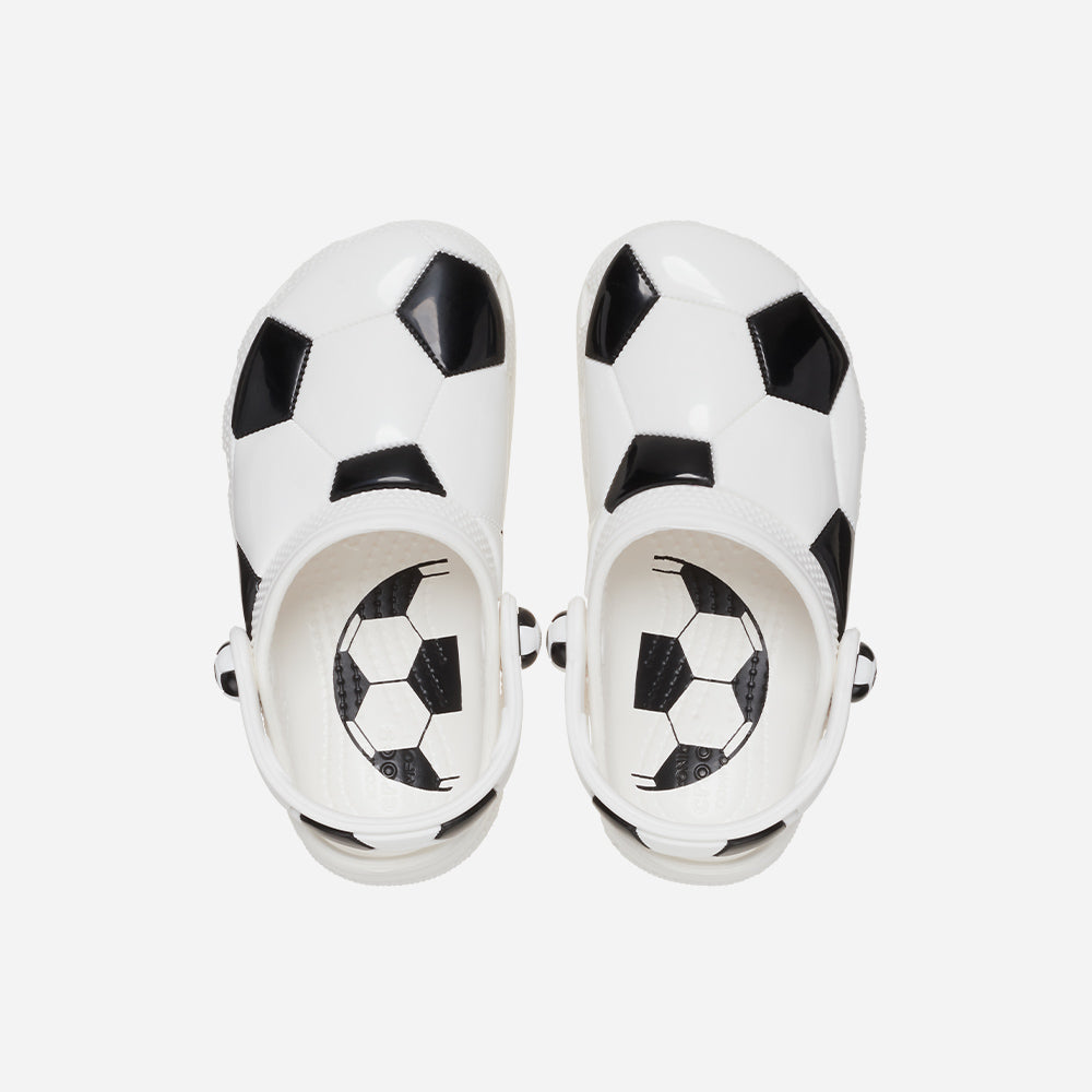Giày Clog Trẻ Em Crocs Classic  Soccer Ball - Trắng - Supersports Vietnam
