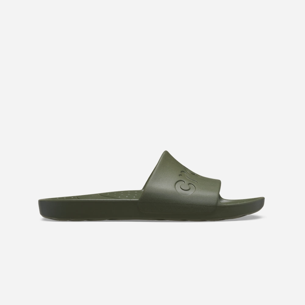 Dép Quai Ngang Unisex Crocs - Xanh Quân Đội - Supersports Vietnam