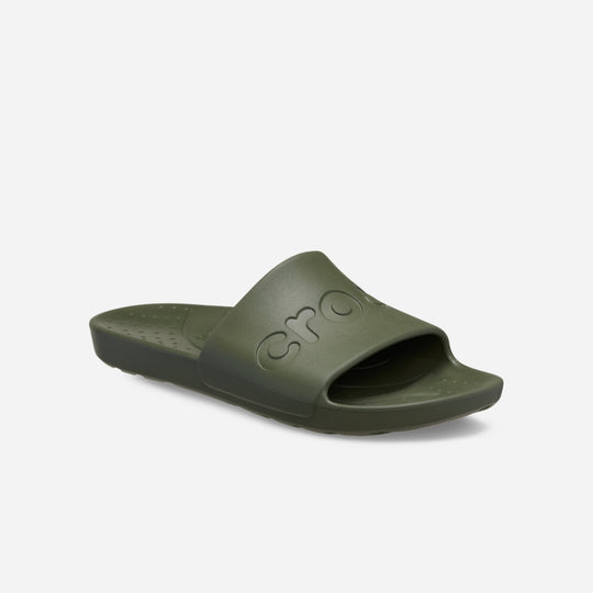 Dép Quai Ngang Unisex Crocs - Xanh Quân Đội
