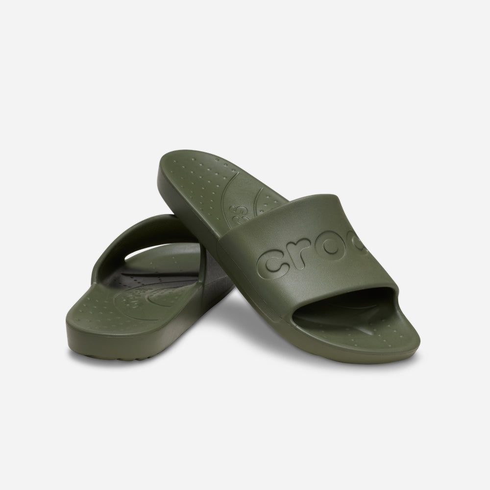Dép Quai Ngang Unisex Crocs - Xanh Quân Đội - Supersports Vietnam