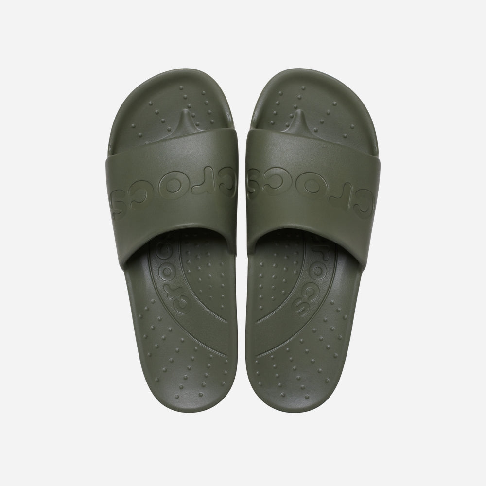 Dép Quai Ngang Unisex Crocs - Xanh Quân Đội - Supersports Vietnam