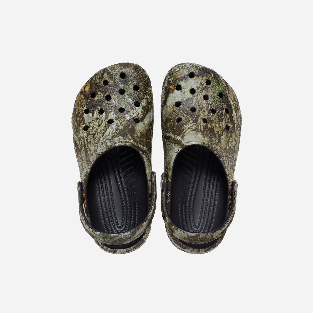 Giày Clog Trẻ Em Crocs Classic Realtree Apx - Xanh Quân Đội - Supersports Vietnam