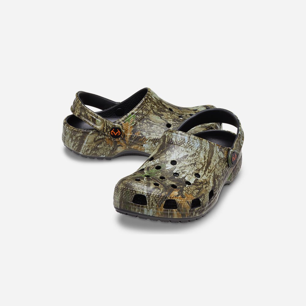 Giày Clog Trẻ Em Crocs Classic Realtree Apx - Xanh Quân Đội - Supersports Vietnam