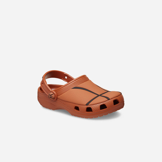 Giày Clog Trẻ Em Crocs Classic Basketball - Cam