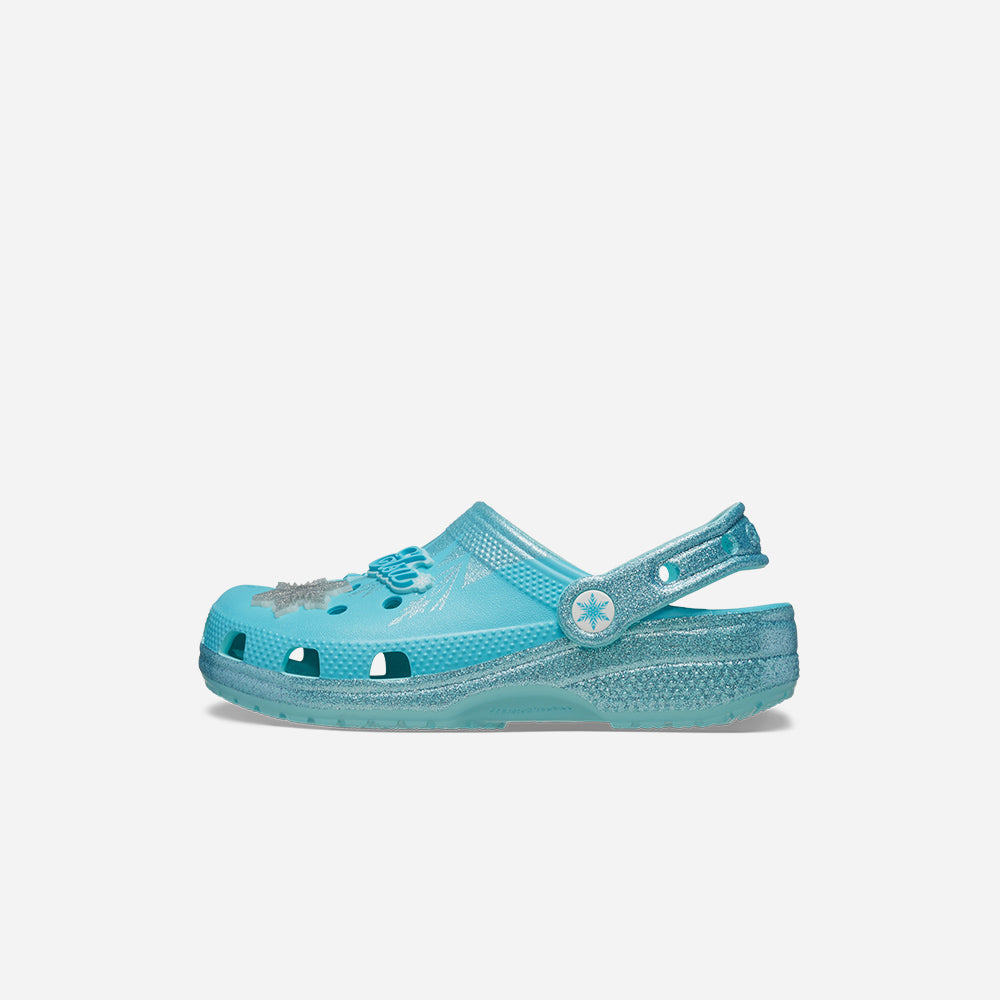 Giày Clog Trẻ Em Crocs Classic Frozen Elsa - Xanh Dương - Supersports Vietnam