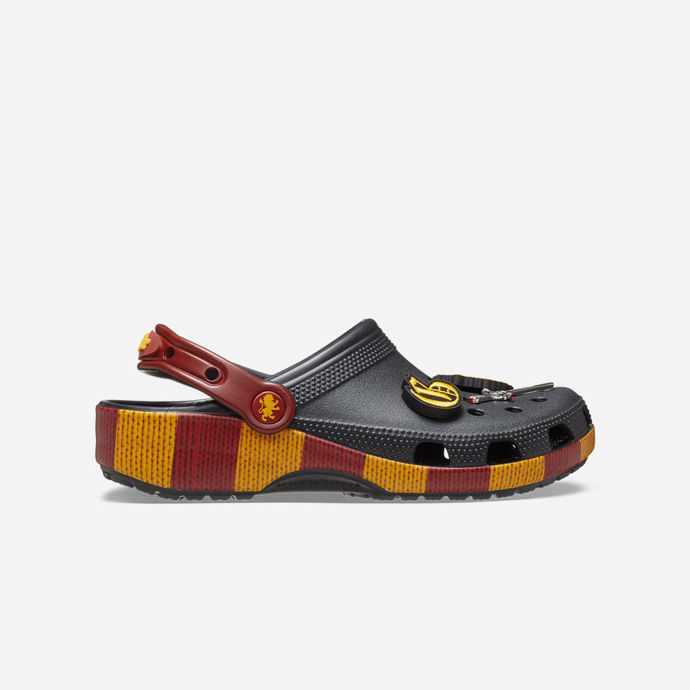 Giày Clog Unisex Crocs Classic Gryffindor - Đen