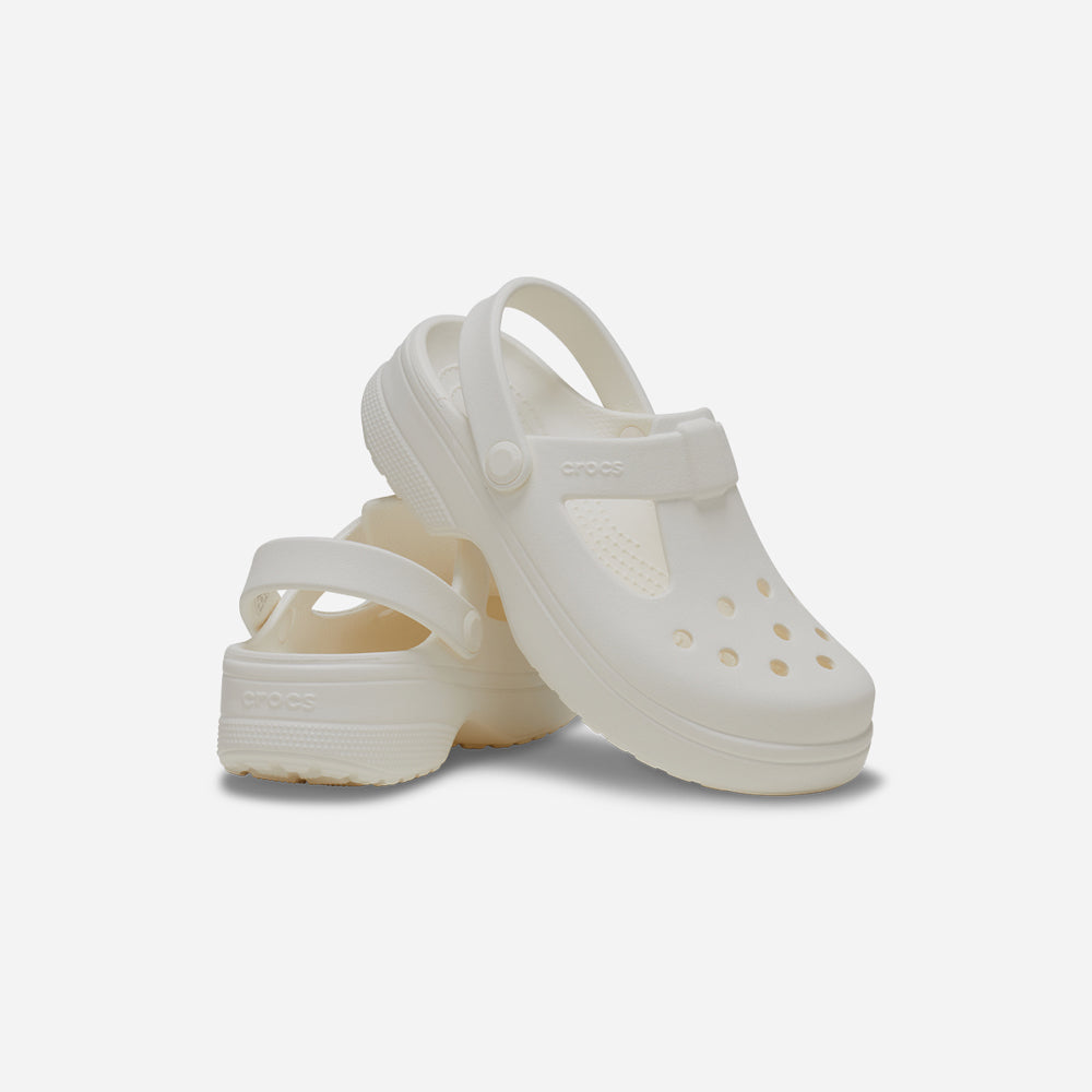 Giày Clog Trẻ Em Crocs Classic Mary Jane - Be - Supersports Vietnam