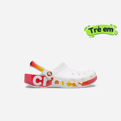 Giày Clog Trẻ Em Crocs Classic Reflector - Trắng - Supersports Vietnam