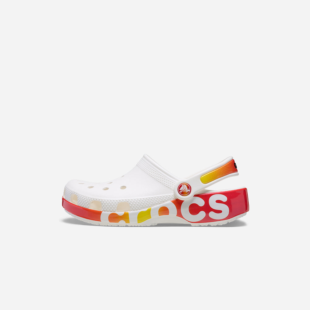 Giày Clog Trẻ Em Crocs Classic Reflector - Trắng - Supersports Vietnam