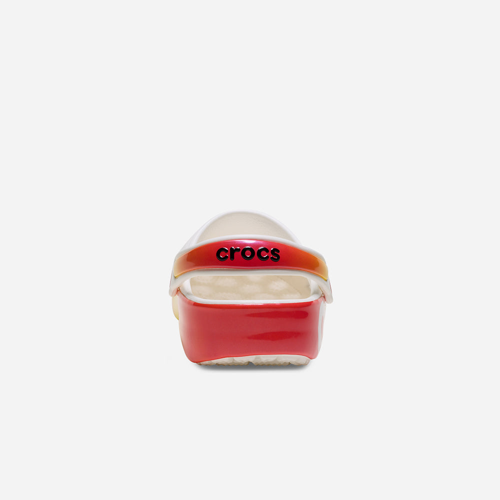 Giày Clog Trẻ Em Crocs Classic Reflector - Trắng - Supersports Vietnam