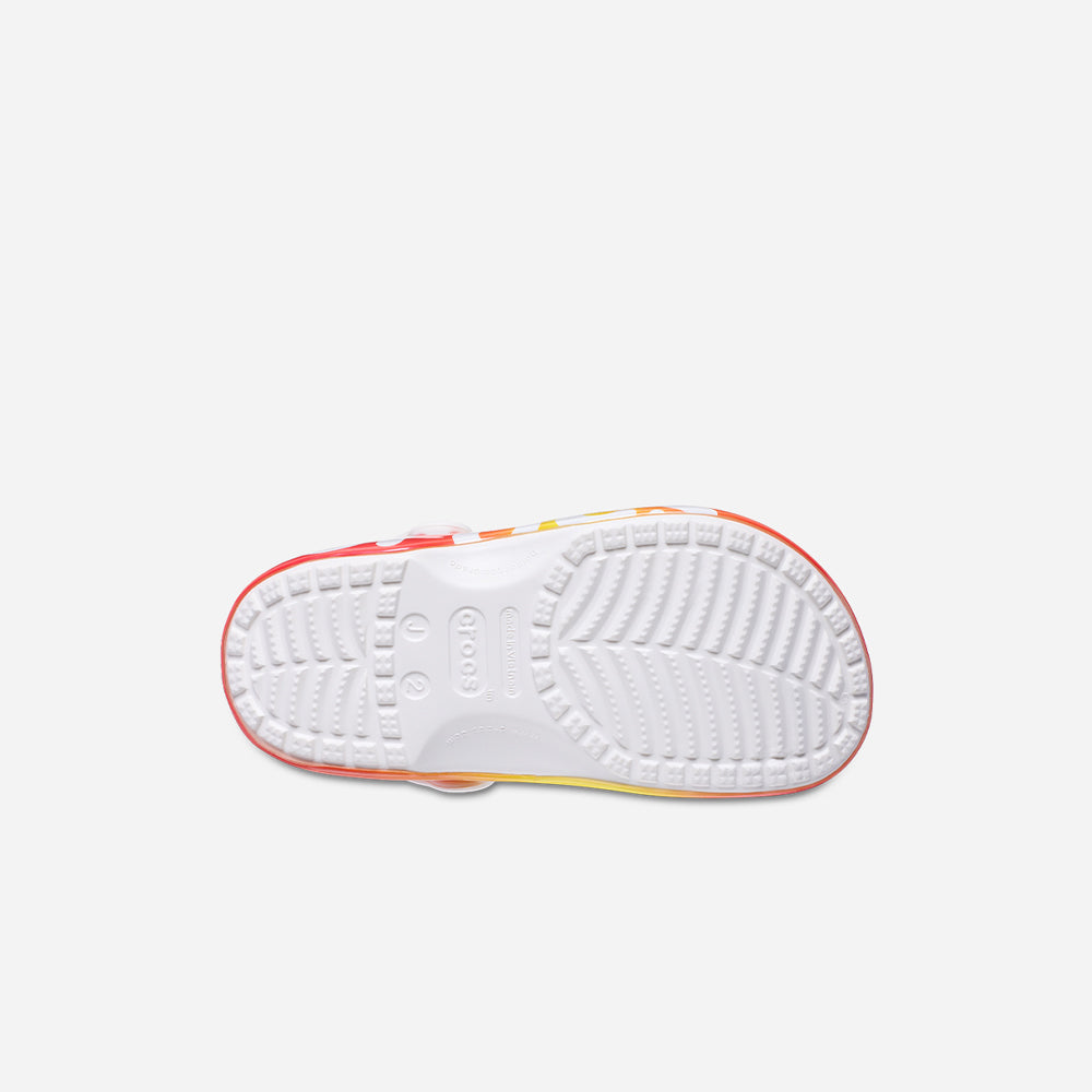 Giày Clog Trẻ Em Crocs Classic Reflector - Trắng - Supersports Vietnam