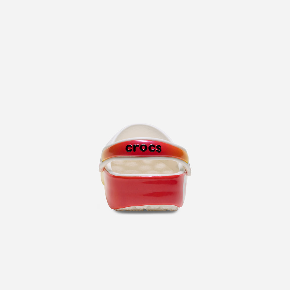 Giày Clog Trẻ Em Crocs Classic Reflector - Trắng - Supersports Vietnam