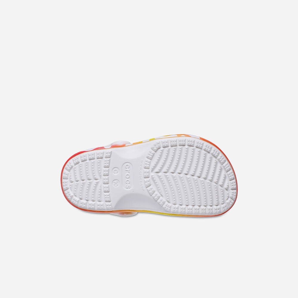 Giày Clog Trẻ Em Crocs Classic Reflector - Trắng - Supersports Vietnam