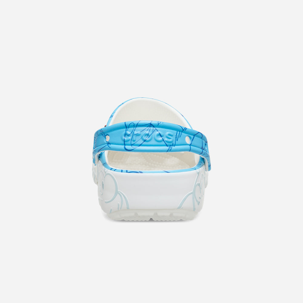 Giày Clog Unisex Crocs Smurfs Classic - Xanh Dương - Supersports Vietnam