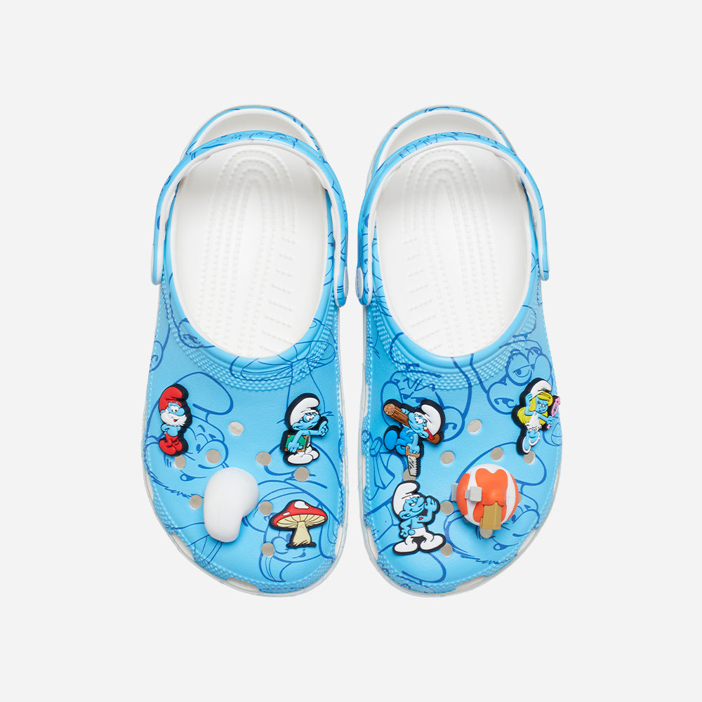 Giày Clog Unisex Crocs Smurfs Classic - Xanh Dương - Supersports Vietnam