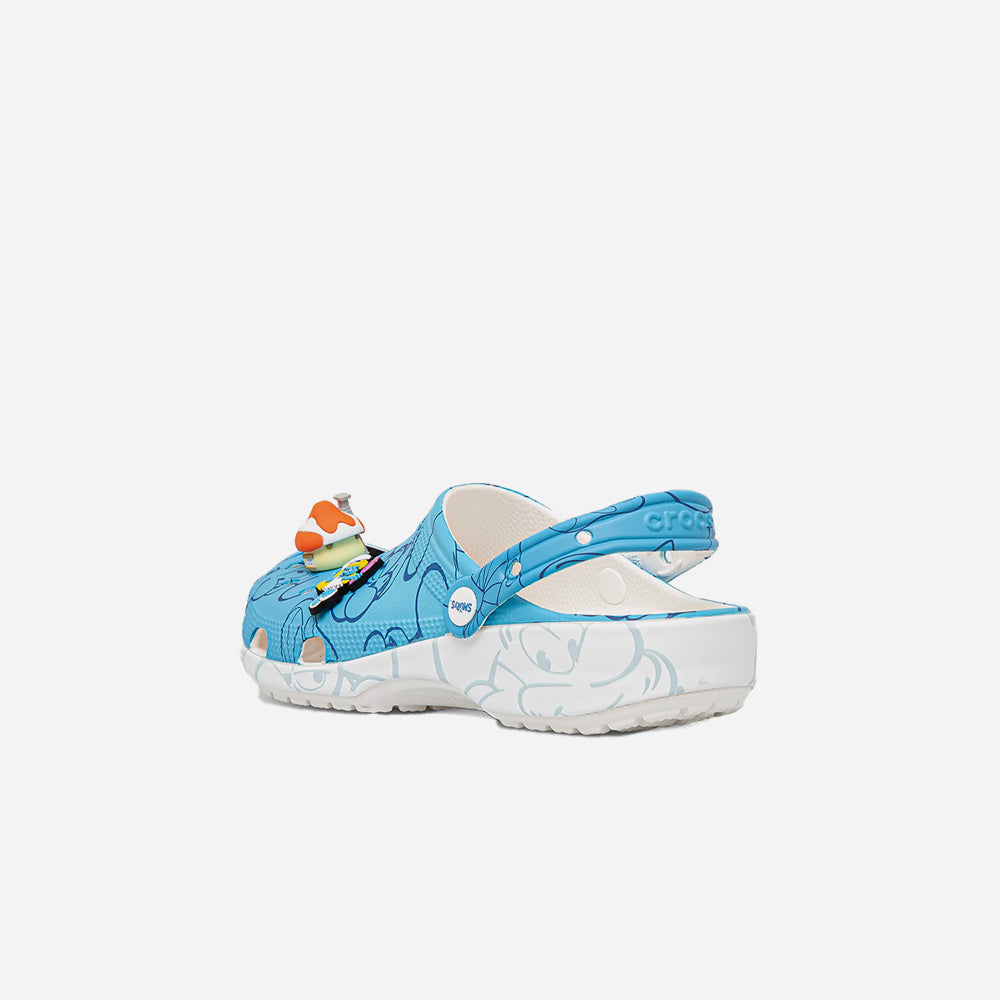 Giày Clog Trẻ Em Crocs Smurfs Classic - Xanh Dương - Supersports Vietnam