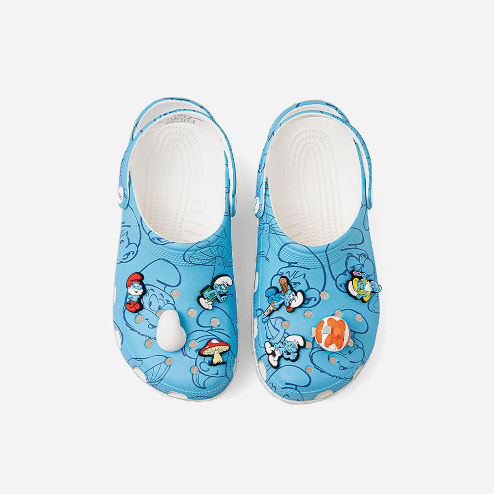 Giày Clog Trẻ Em Crocs Smurfs Classic - Xanh Dương - Supersports Vietnam