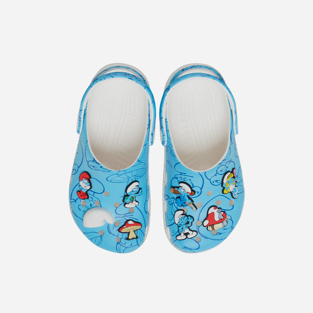 Giày Clog Trẻ Em Crocs Smurfs Classic - Xanh Dương - Supersports Vietnam