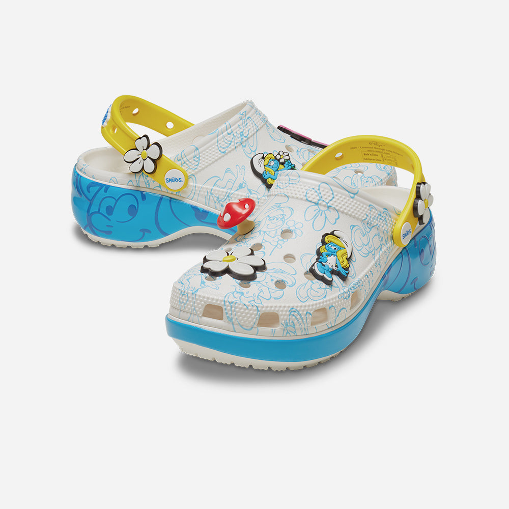 Giày Clog Nữ Crocs Smurfs Platform - Nhiều Màu - Supersports Vietnam
