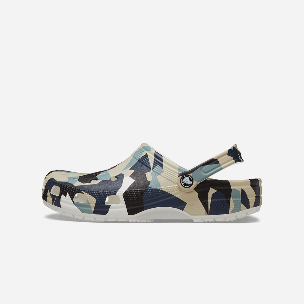 Giày Clog Unisex Crocs Classic Geo Camo - Nhiều Màu - Supersports Vietnam