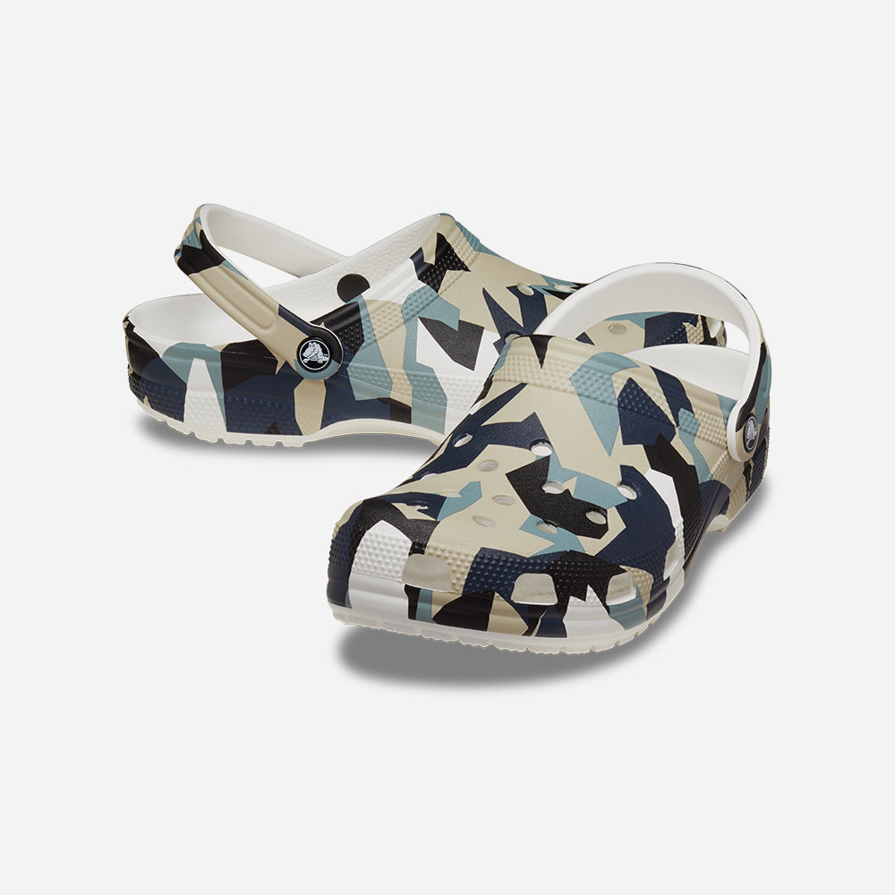 Giày Clog Unisex Crocs Classic Geo Camo - Nhiều Màu - Supersports Vietnam