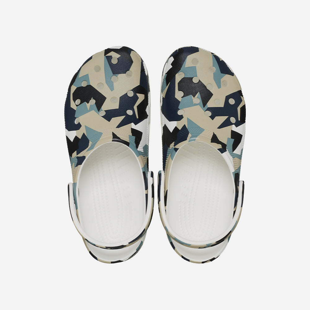 Giày Clog Unisex Crocs Classic Geo Camo - Nhiều Màu - Supersports Vietnam