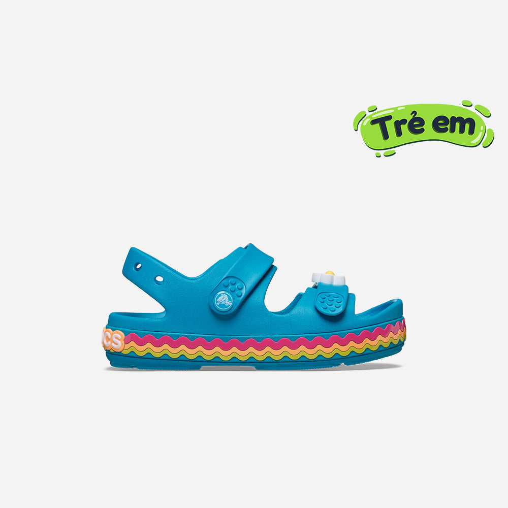 Giày Sandal Trẻ Em Crocs Crocband Cruiser Xanh Dương