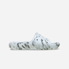 Dép Quai Ngang Unisex Crocs Classic Marbled - Trắng - Supersports Vietnam