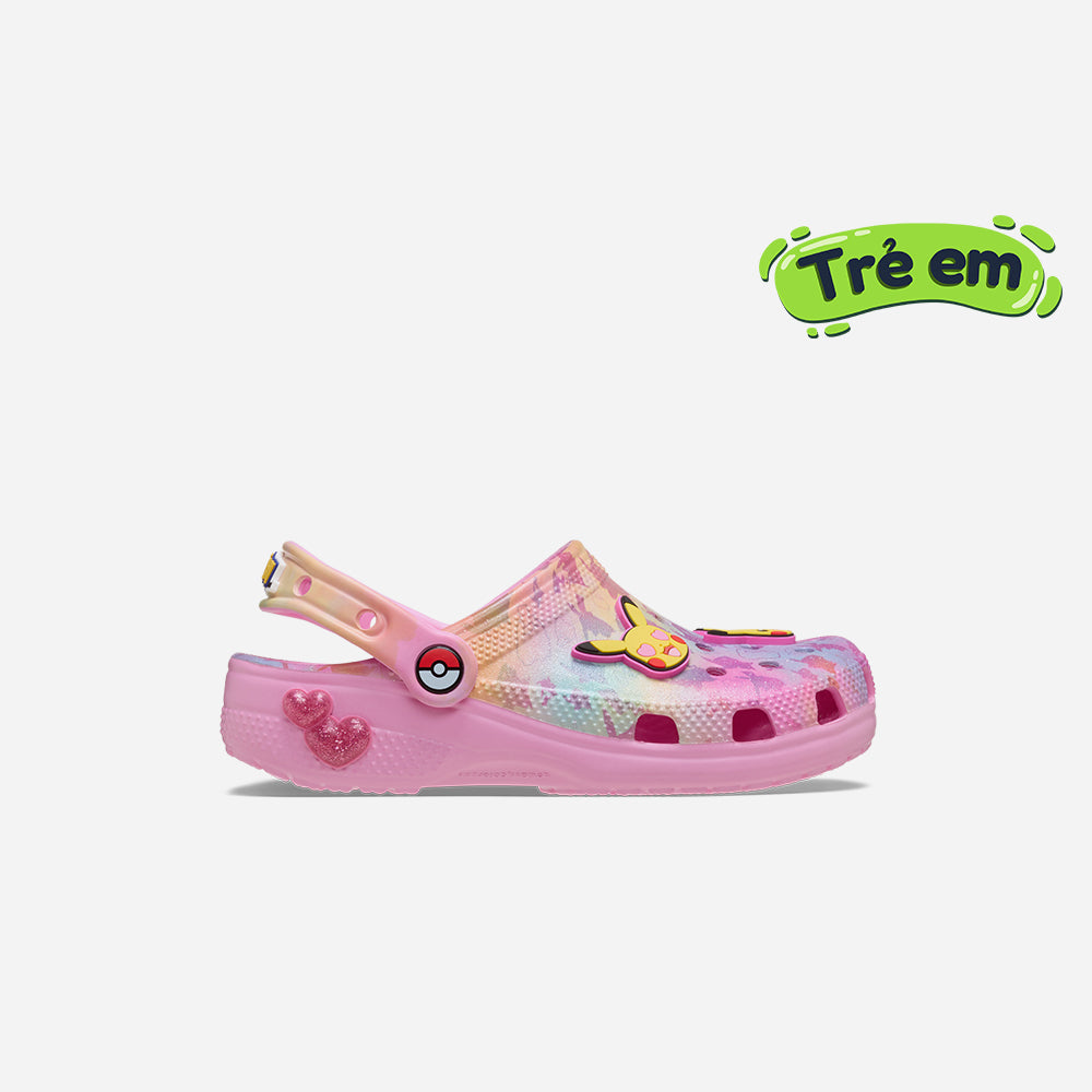 Giày Clog Trẻ Em Crocs Pikachu Classic Clog K - Hồng - Supersports Vietnam