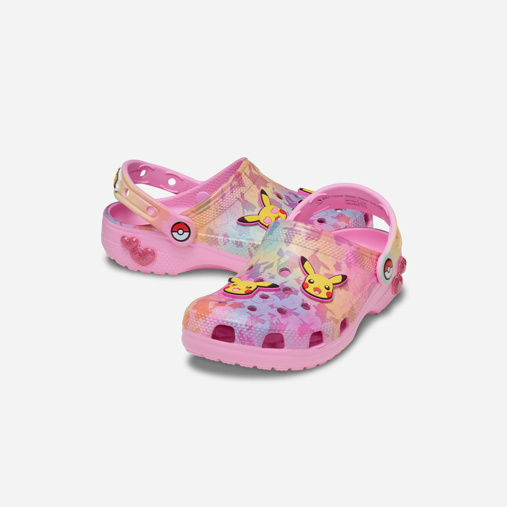 Giày Clog Trẻ Em Crocs Pikachu Classic Clog K - Hồng - Supersports Vietnam