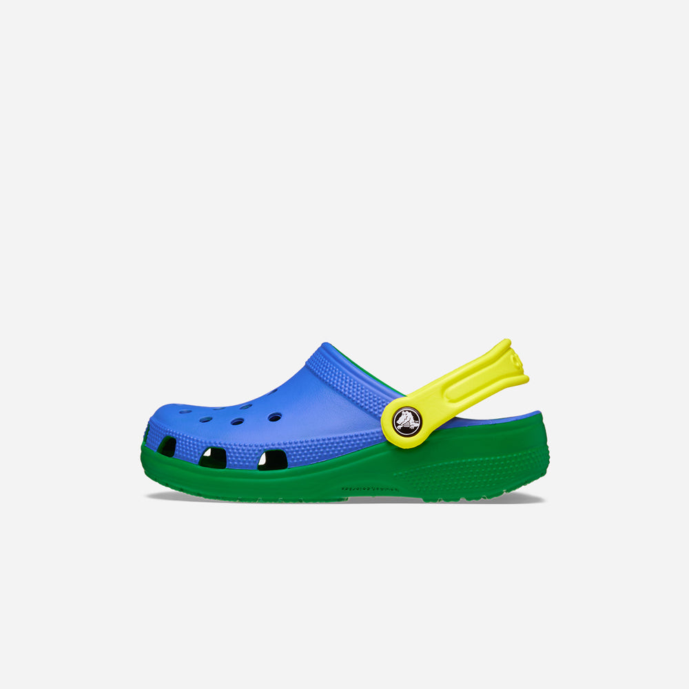 Giày Clog Trẻ Em Crocs Classic Retro Sport - Xanh Dương - Supersports Vietnam