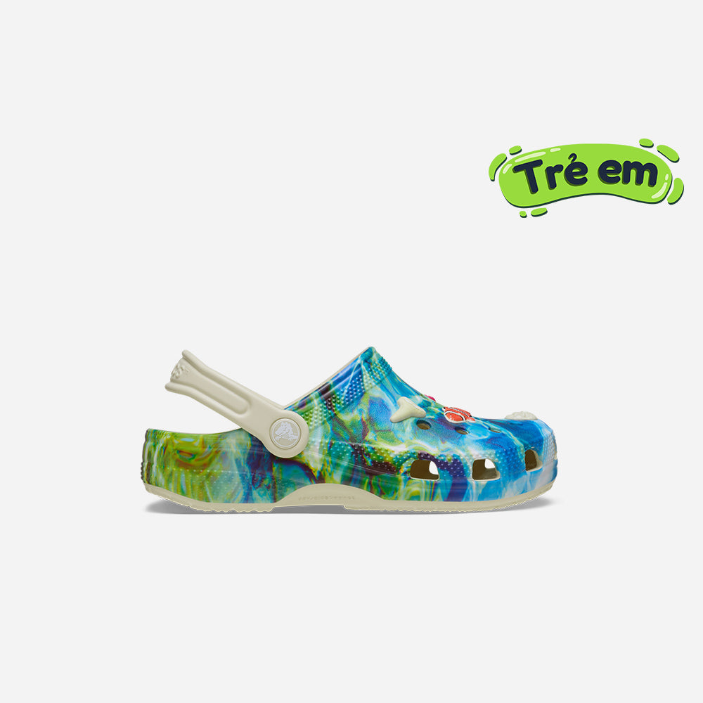 Giày Clog Trẻ Em Crocs Classic Under The Sea - Nhiều Màu - Supersports Vietnam