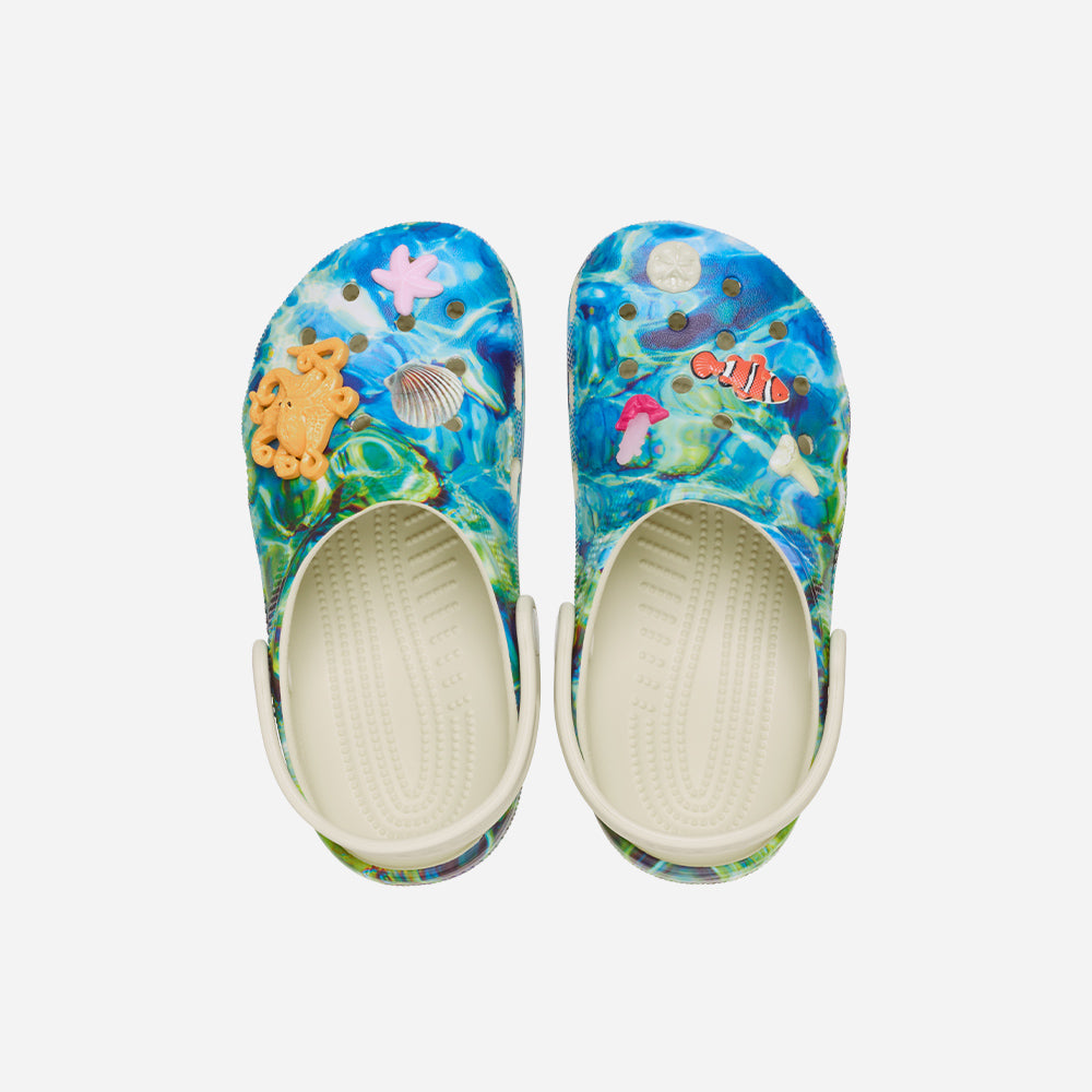 Giày Clog Trẻ Em Crocs Classic Under The Sea - Nhiều Màu - Supersports Vietnam