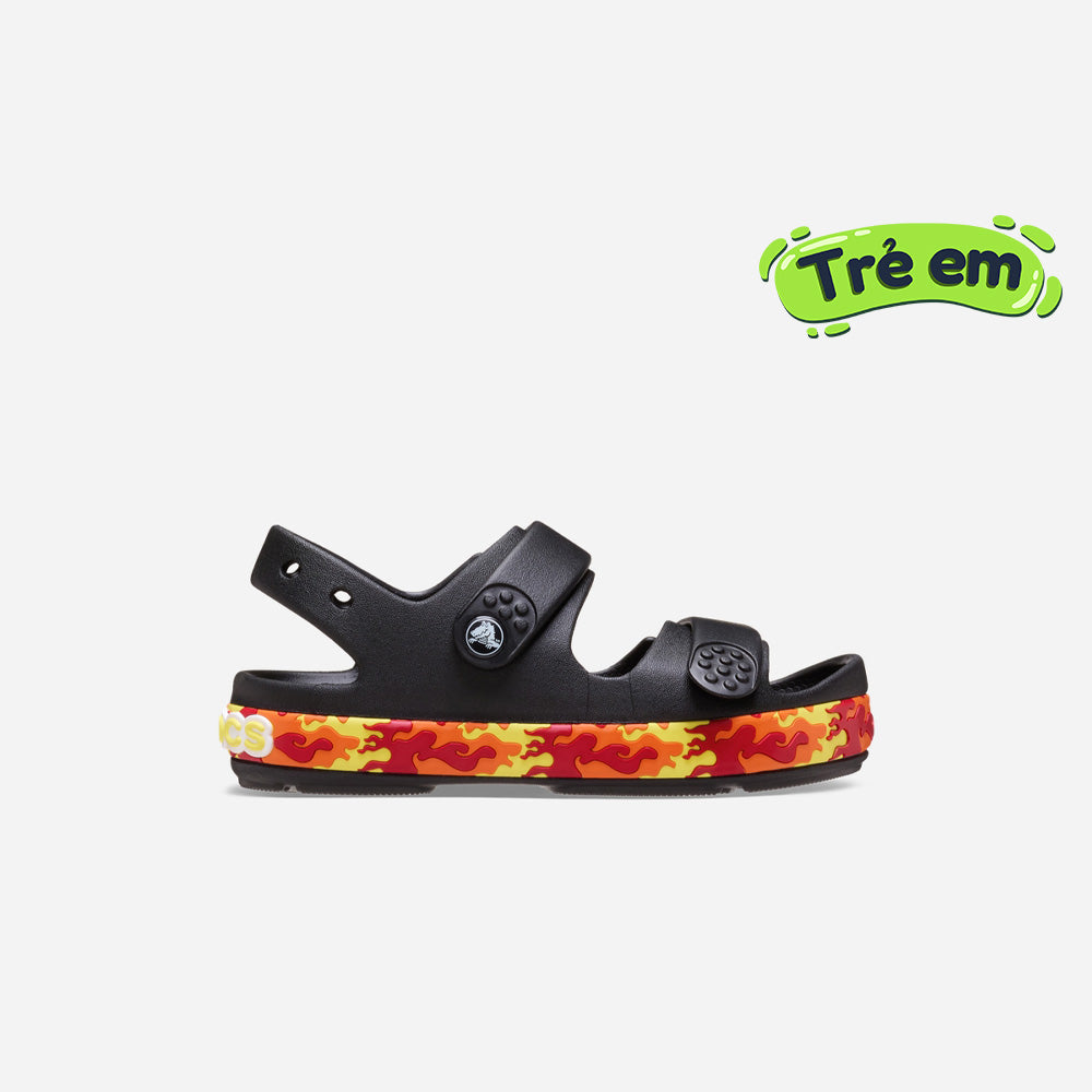Giày Sandal Trẻ Em Crocs Crocband Cruiser Flames - Đen - Supersports Vietnam
