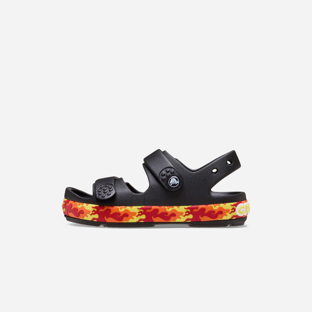 Giày Sandal Trẻ Em Crocs Crocband Cruiser Flames - Đen - Supersports Vietnam