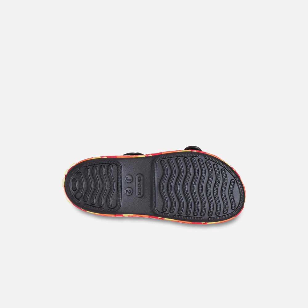 Giày Sandal Trẻ Em Crocs Crocband Cruiser Flames - Đen - Supersports Vietnam