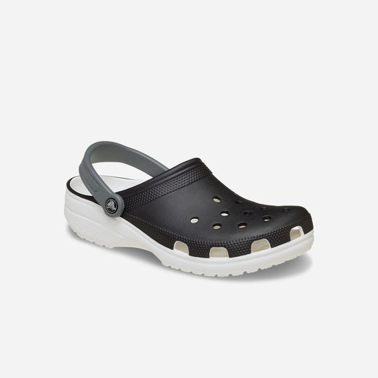 Giày Clog Unisex Crocs Classic Retro Sport - Đen