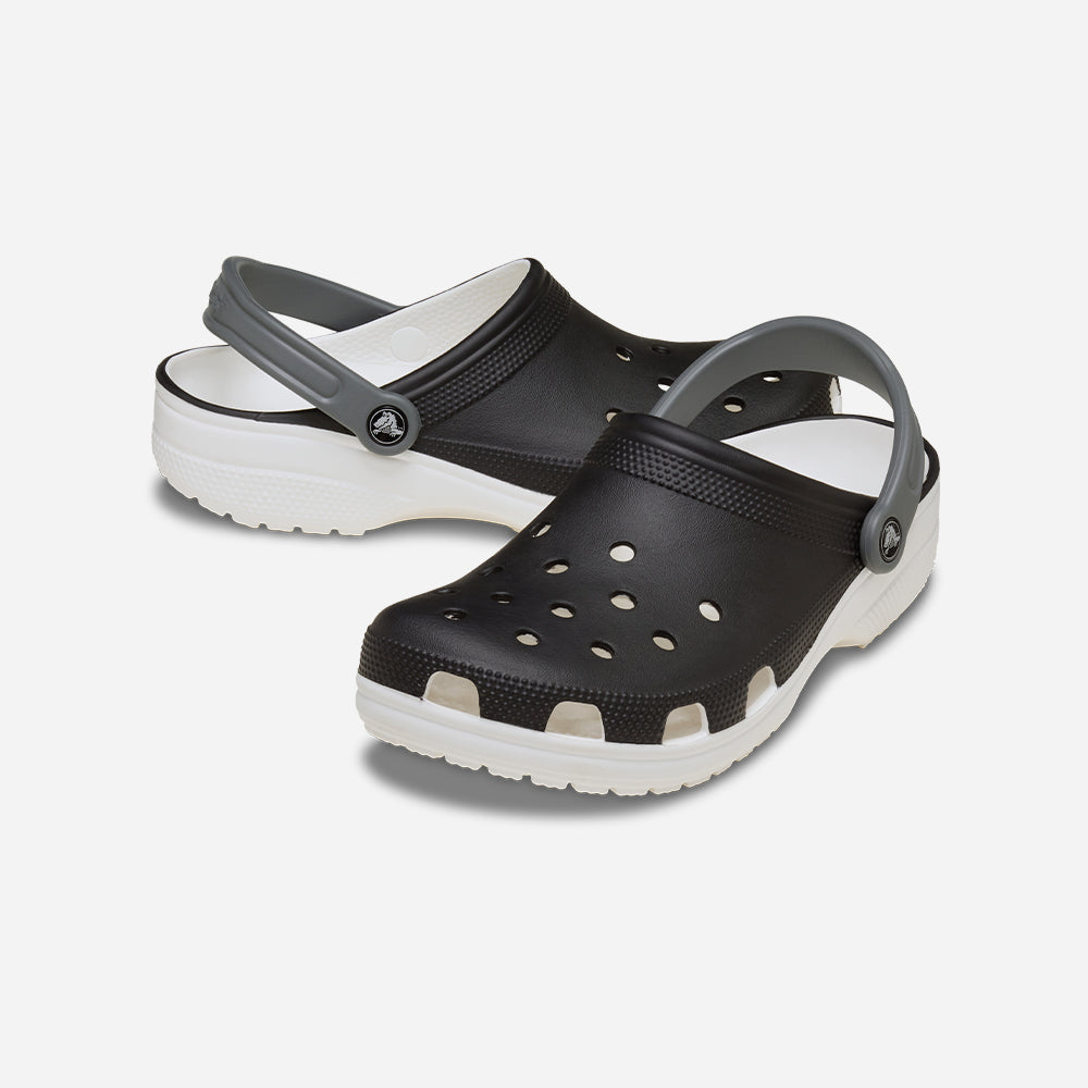 Giày Clog Unisex Crocs Classic Retro Sport - Đen - Supersports Vietnam