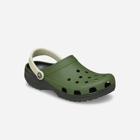 Giày Clog Unisex Crocs Classic Retro Sport - Xanh Lá