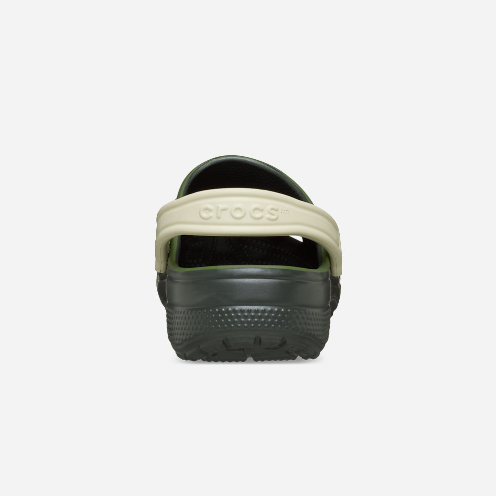 Giày Clog Unisex Crocs Classic Retro Sport - Xanh Lá - Supersports Vietnam
