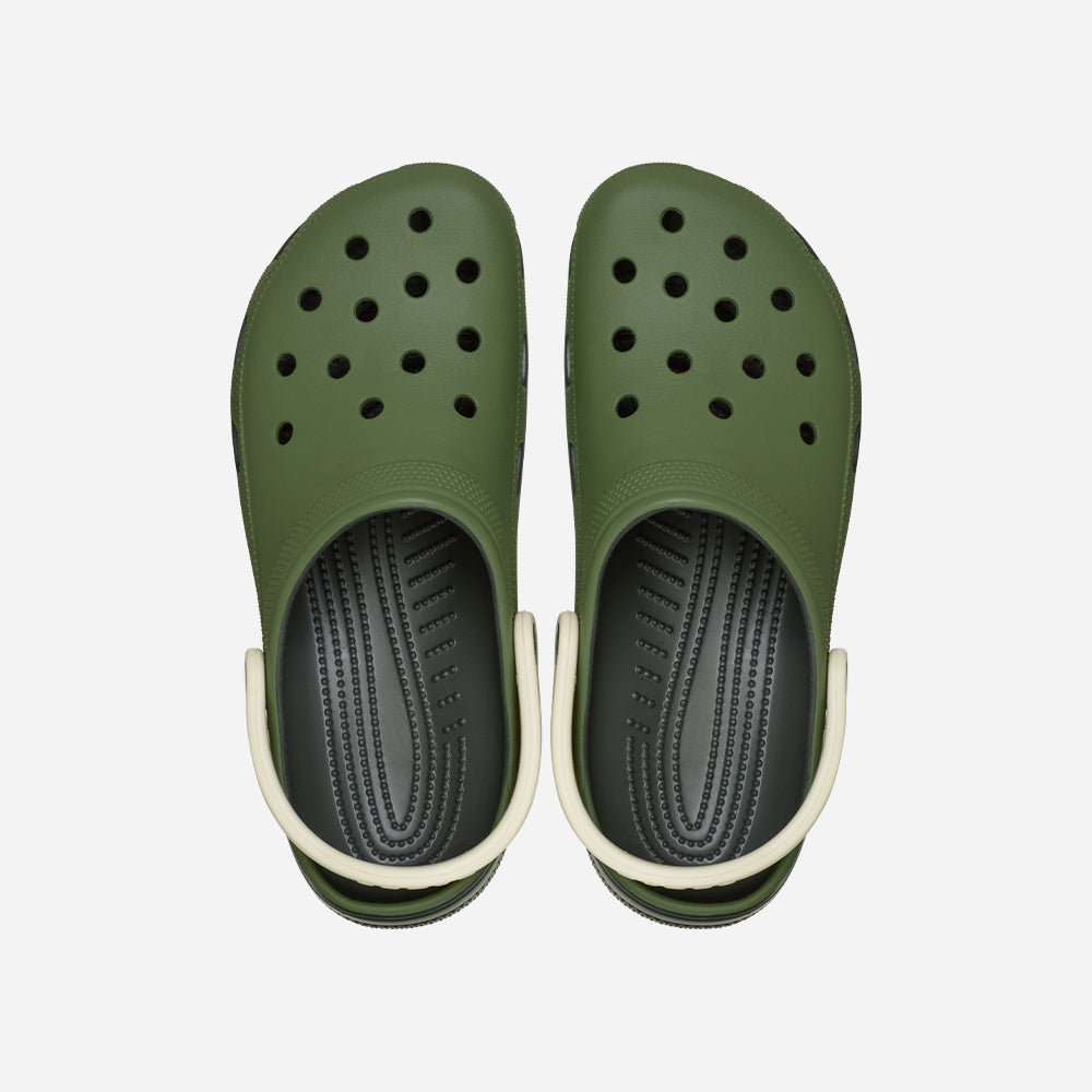 Giày Clog Unisex Crocs Classic Retro Sport - Xanh Lá - Supersports Vietnam