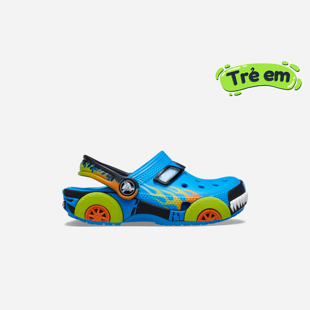 Giày Clog Trẻ Em Crocs Classic Iamonster Truck Neon Ocean: Thiết