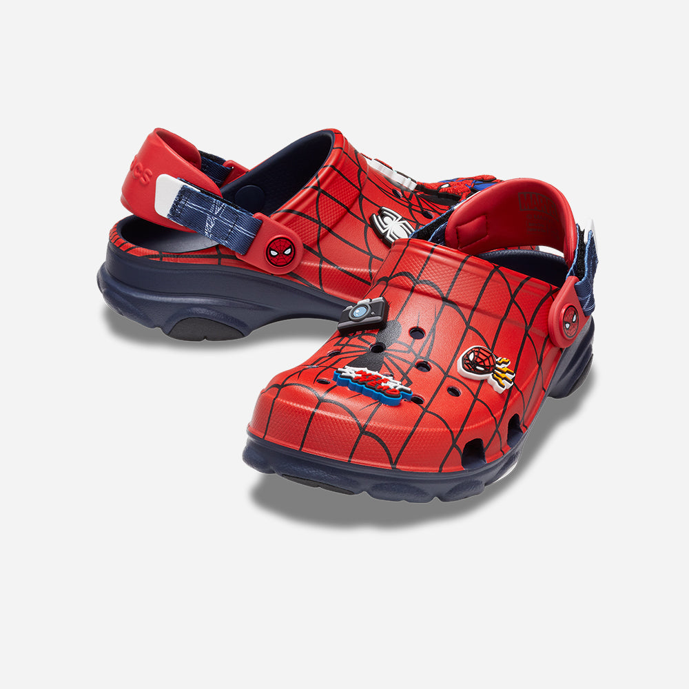 Giày Clog Unisex Crocs Classic Spiderman Web - Đỏ - Supersports Vietnam