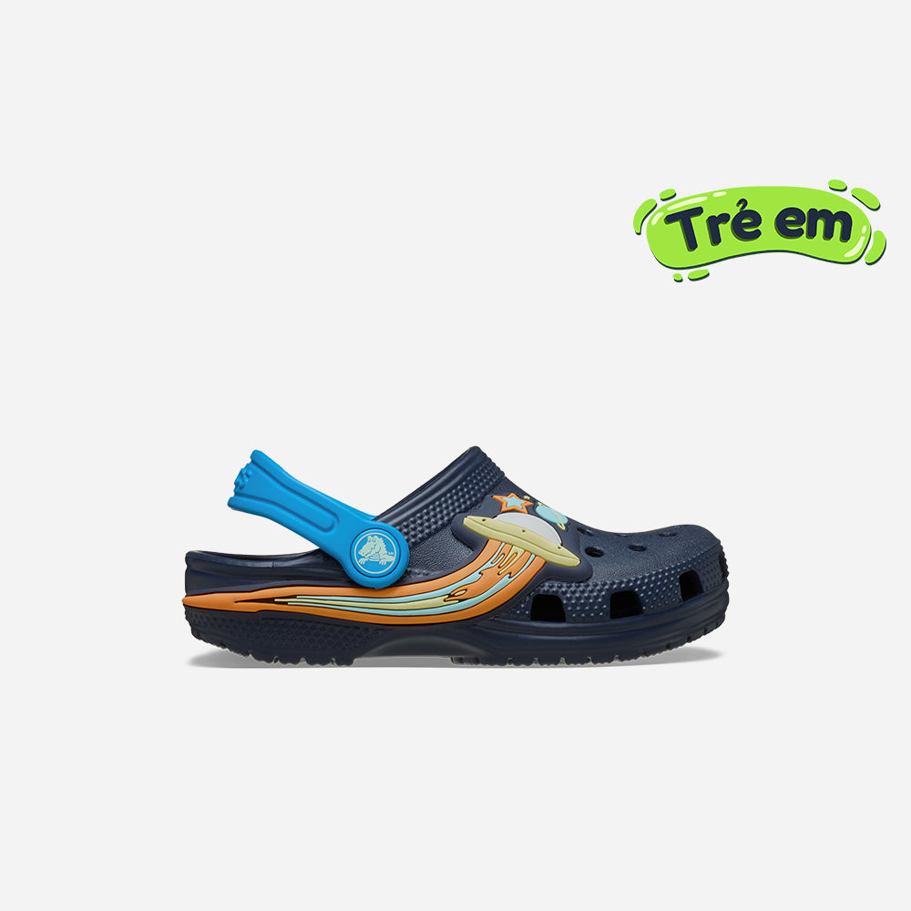 Giày Clog Trẻ Em Crocs Classic Ufo - Xanh Navy - Supersports Vietnam