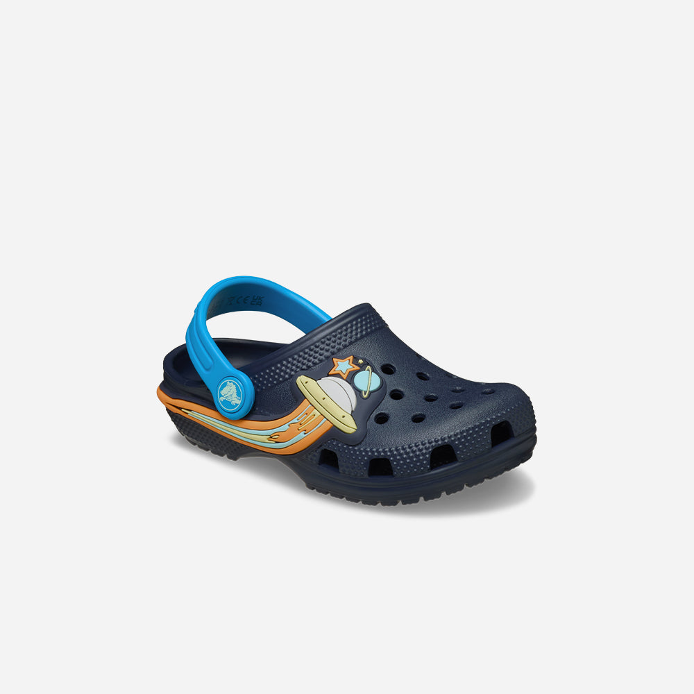 Giày Clog Trẻ Em Crocs Classic Ufo - Xanh Navy - Supersports Vietnam