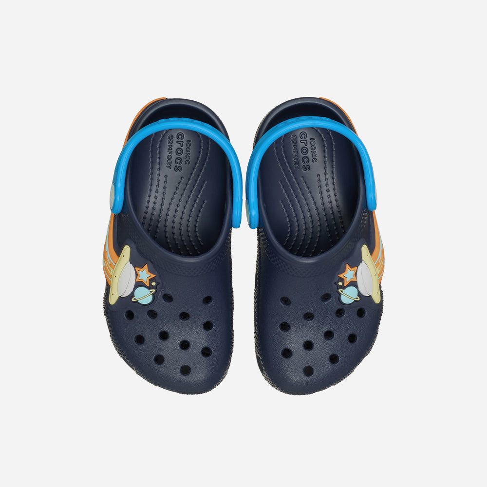 Giày Clog Trẻ Em Crocs Classic Ufo - Xanh Navy - Supersports Vietnam